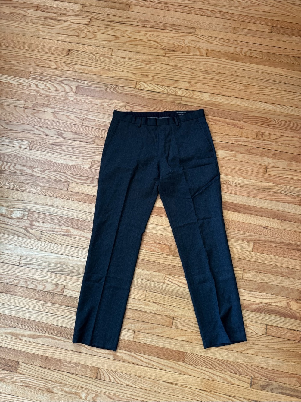 Banana Republic Black Men's Dress Pants - Slim Taper